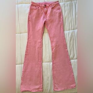Pink Flare Leg Jeans Size 30